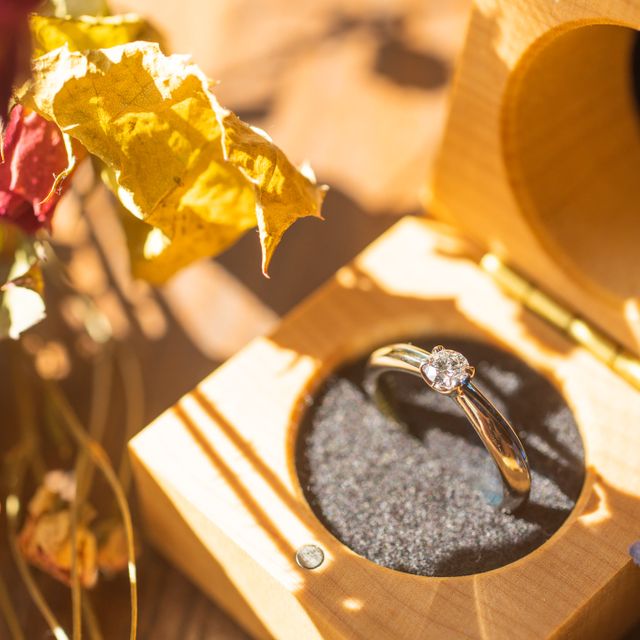 【SORA(ソラ)の口コミ】 元々SORAのリングのカラフルなのに上品な色合いが好きで結婚指輪はSORAで…