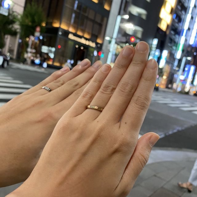 【ichi(イチ)の口コミ】 よくある高級指輪店のようなデザインではなく、世界に一つだけの結婚指輪…
