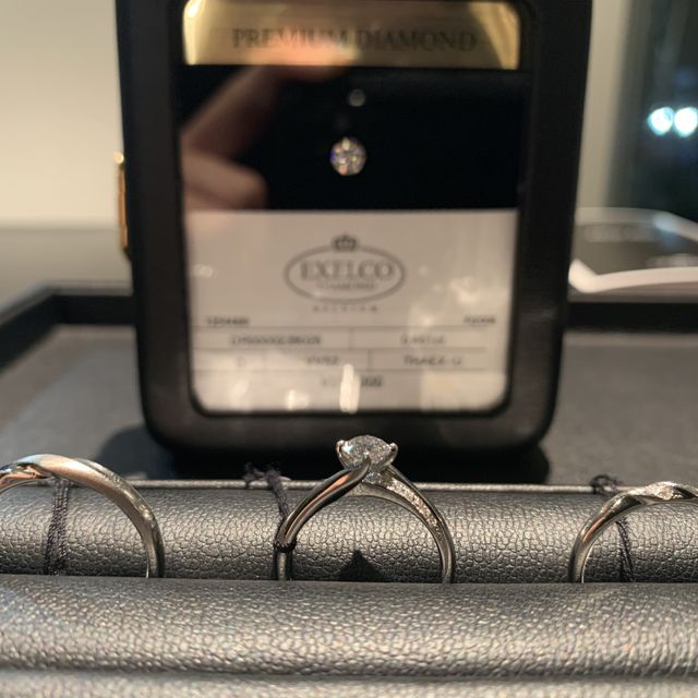 【エクセルコダイヤモンド(EXELCO DIAMOND)の口コミ】 担当してくださったスタッフさんが私の好みを察してくださり、センスが良…