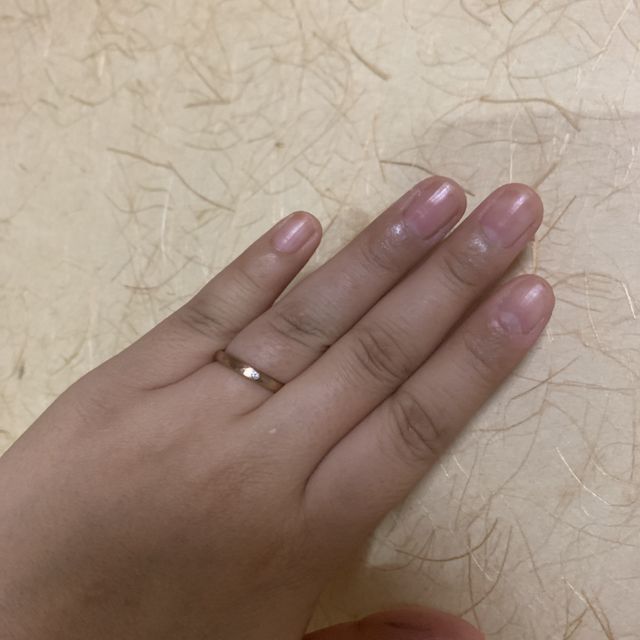 【YUKA HOJO(ユカホウジョウ)の口コミ】 マットでクラフト感のある指輪を探していたので、イメージにピッタリの指…