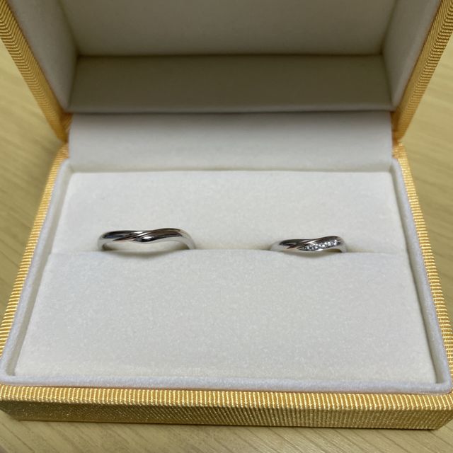 【ケイウノ ブライダル(K.UNO BRIDAL)の口コミ】 結婚指輪相談で行ってきたのですが、妻も私もデザインが気に入り購入しま…