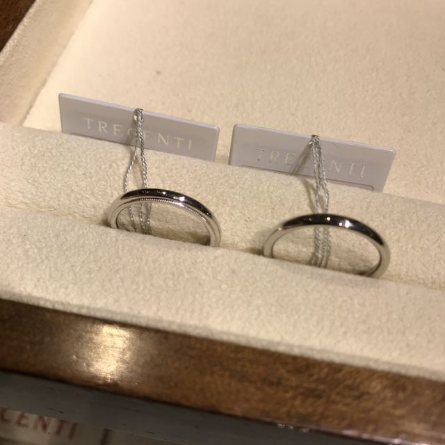 【TRECENTI(トレセンテ)の口コミ】 プラチナの素材、付け心地がよくてデザインも沢山ありますました。リング…