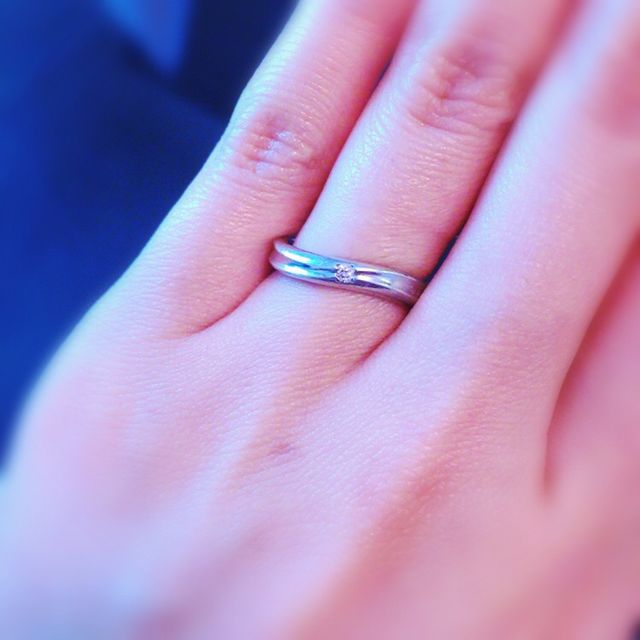【SORA(ソラ)の口コミ】 私たちが求めていた指輪は丸くてシンプルで邪魔にならないデザインの指輪…