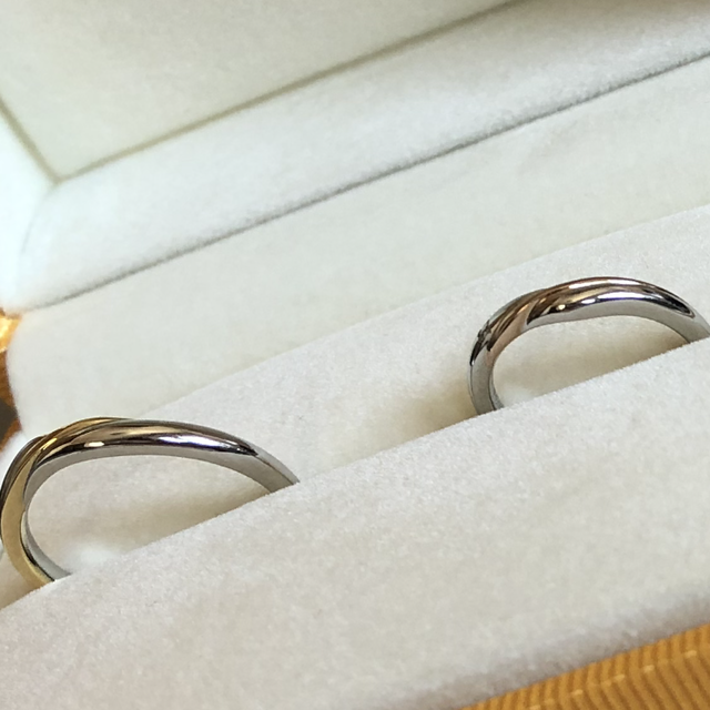 【ケイウノ ブライダル(K.UNO BRIDAL)の口コミ】 ホームページで見た素敵なペアの結婚指輪に惹かれて店舗へお伺いしました…