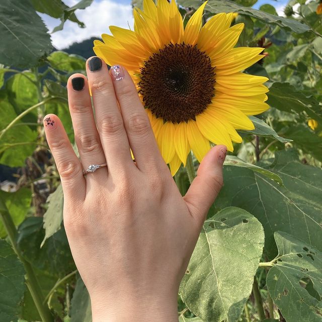 【銀座ダイヤモンドシライシの口コミ】 彼からのサプライズでした。全て一から決めて作れるところに惹かれたみた…