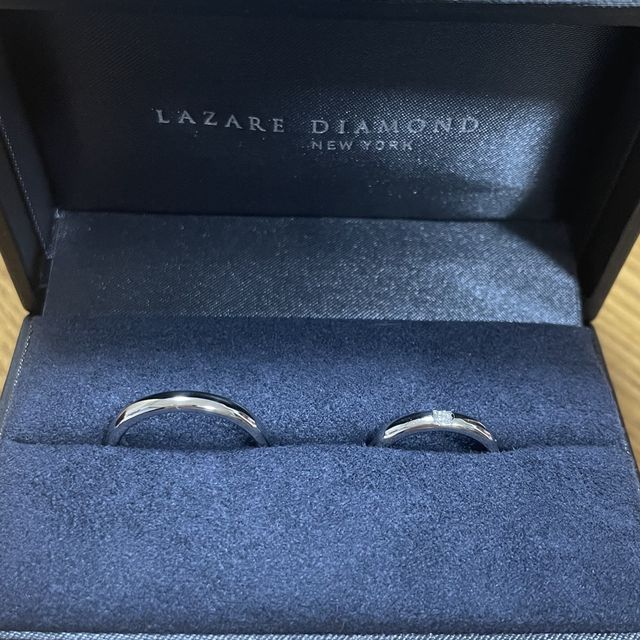 【ラザール ダイヤモンド(LAZARE DIAMOND)の口コミ】 とても迷いましたが、毎日つけられるシンプルなデザインでつけ心地が良い…