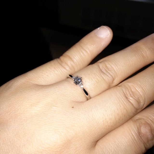 【ギンザタナカブライダル(GINZA TANAKA BRIDAL)の口コミ】 決して安い買い物ではないので、石(ダイヤ)は小さくても本物をという思い…