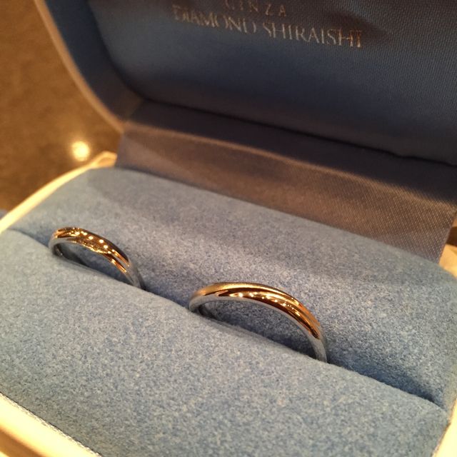 【銀座ダイヤモンドシライシの口コミ】 ウェーブのデザインが好きだったのですが、つけてみた感じでなんとなく落…