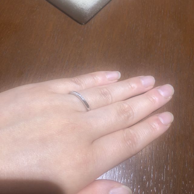 【TRECENTI(トレセンテ)の口コミ】 他店の指輪の付け心地よりよく、他店で内甲丸といわれてたものよりつけて…
