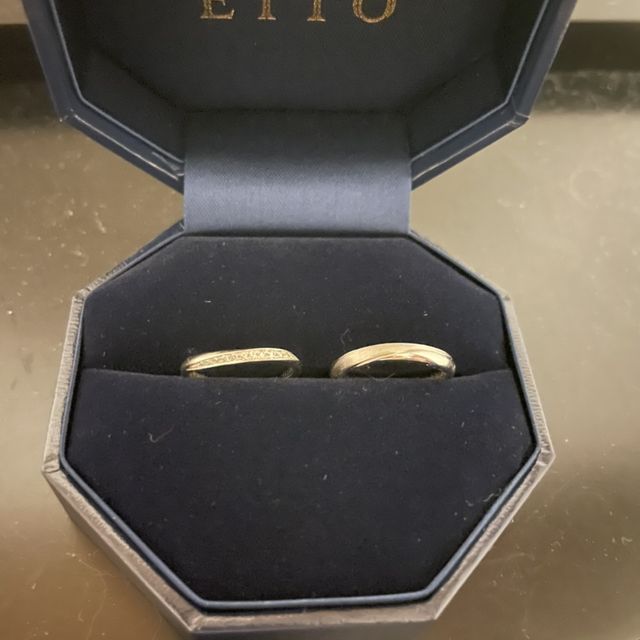 【EITO(エイト)の口コミ】 求めていたデザインだったので気に入った。
ダイヤモンドの数もちょうど良…
