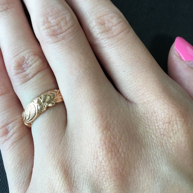 【Wailea(ワイレア)の口コミ】 夫婦揃って海が好きなため、結婚指輪はハワイアンジュエリーにすると決め…