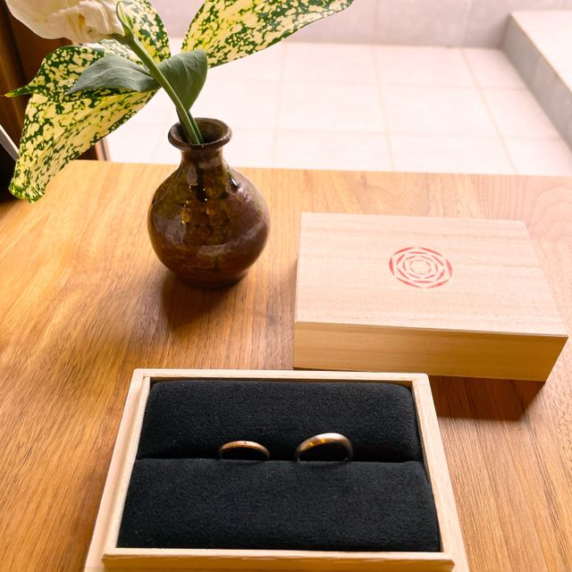 【出雲結(いずもゆい)の口コミ】 SNSで見つけ、出雲にゆかりのある結婚指輪ということが1番の決め手でした…