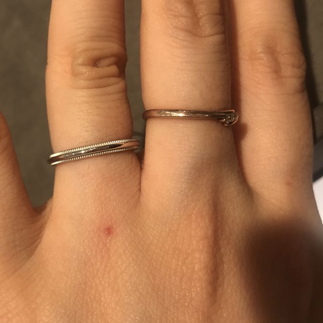 【ティファニー(Tiffany & Co.)の口コミ】 ティファニーのミル打ち、細かい繊細なミルは職人さんが一つ一つ手で打っ…