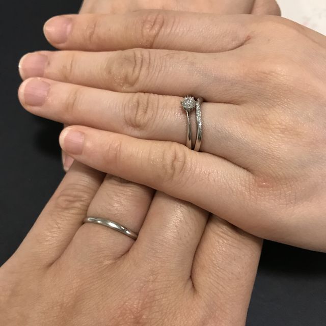 【I's stone(アイズストーン)の口コミ】 ピンクダイヤを使いつつ、派手過ぎず、日常でも使いやすいようにオーダー…