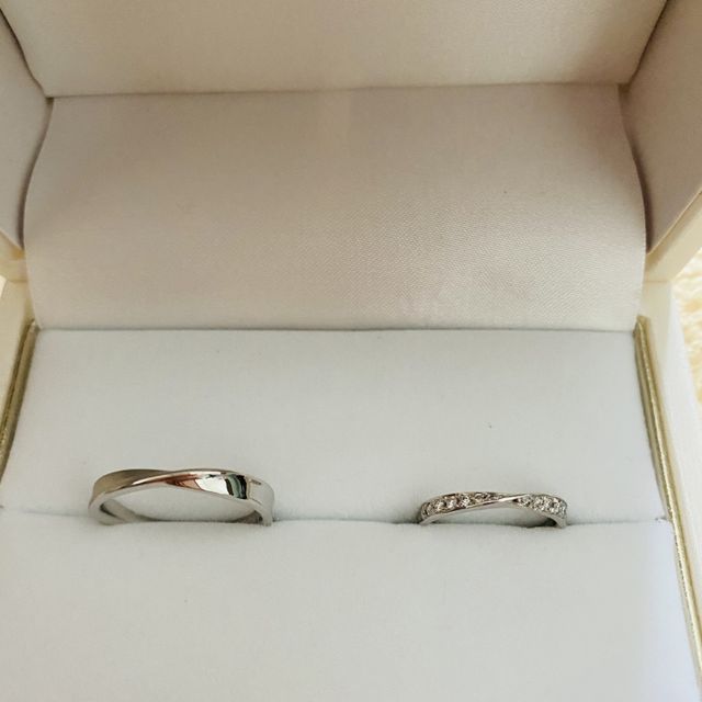 【宝寿堂(ほうじゅどう)の口コミ】 ハーフエタニティに憧れていました。普通のデザインだとどれも似ていて同…