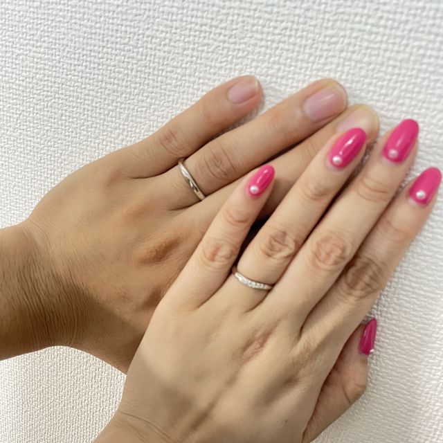 【4℃ BRIDAL(ヨンドシーブライダル)の口コミ】 色んなお店に朝から2人で見に行きましたが、接客がよかったのが、とくに4℃…