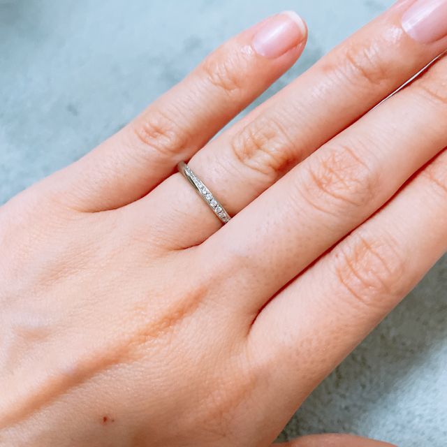 【銀座ダイヤモンドシライシの口コミ】 指輪のブランドなどあまりわからないので、とりあえず自分で探した所をい…