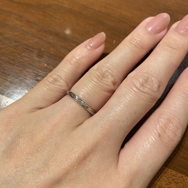 【アイプリモ(I-PRIMO)の口コミ】 デザインが豊富でその中でも合うものを出していただきました。指輪に込め…