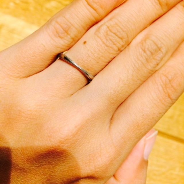 【agete(アガット)の口コミ】 結婚前は指輪をつける習慣がなかったので、いつも身に着けていても違和感…