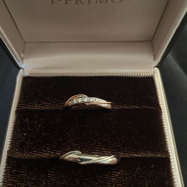 【アイプリモ(I-PRIMO)の口コミ】 ピンクゴールドとシルバーと2種類なのが良くて探してたら一目惚れ。
ウェ…
