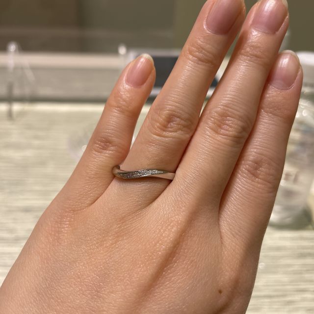 【TRECENTI(トレセンテ)の口コミ】 ダイヤやプラチナの品質がしっかりしていることもきちんと説明してくださ…