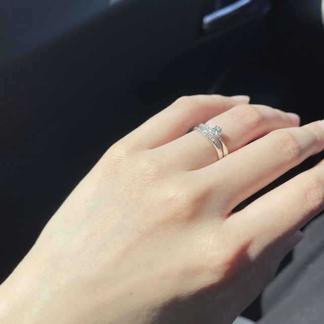 【Mariage ent(マリアージュエント)の口コミ】 金額の目安もだいたいは決めていたけど、結局はデザイン重視です！
いろん…