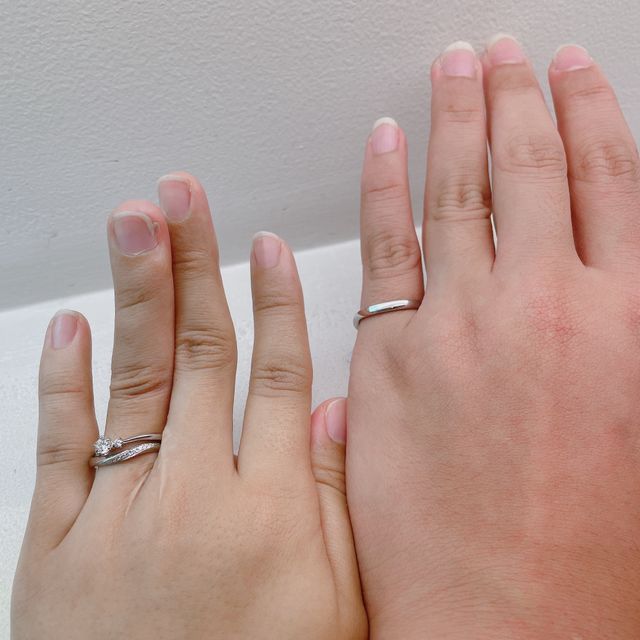 【TRECENTI(トレセンテ)の口コミ】 【指輪のデザイン・テイスト・素材について】
シンプルでダイヤモンドが目…