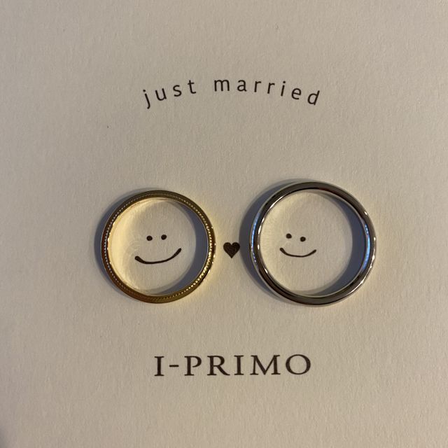 【アイプリモ(I-PRIMO)の口コミ】 私たち夫婦はペアリングではなくて、お互いが気に入ったものをつける！と…