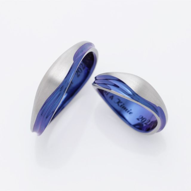 【SORA(ソラ)の口コミ】 パートナーが金属アレルギーなのと、ジルコニウムのグラデーションカラー…