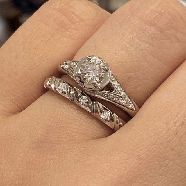 【ブルガリ(BVLGARI)の口コミ】 プラチナのしっかりした土台にダイヤモンドをセッティングしており、少し…