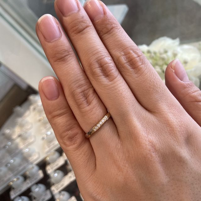 【アンジェリックフォセッテ(Angelique Fossette)の口コミ】 いくつか他のブランドさんのデザインをみてこんな感じが良いなとイメージ…