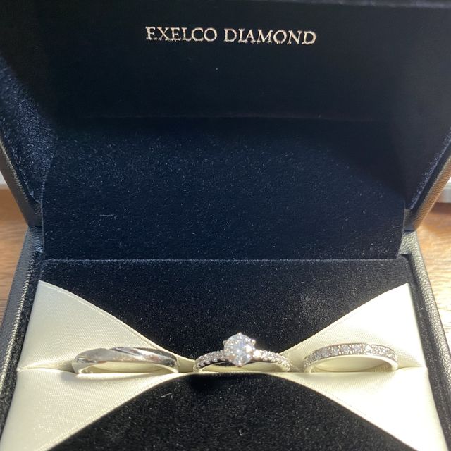 【エクセルコダイヤモンド(EXELCO DIAMOND)の口コミ】 自分達の希望のダイヤモンドの指標をある程度お伝えして、店員の方が希望…