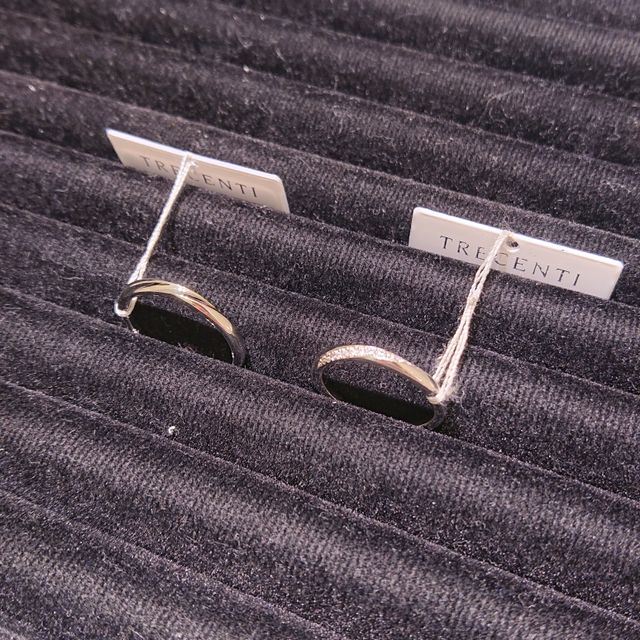 【TRECENTI(トレセンテ)の口コミ】 デザインがかわいかった。ペアでつけられるけど、女性のデザインは女性ら…