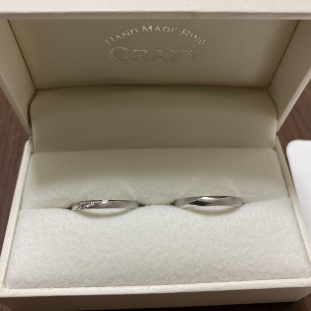 【CRAFY(クラフィ)の口コミ】 1から2人で作れるため、一生の思い出作りになると思い手作り指輪に決めま…