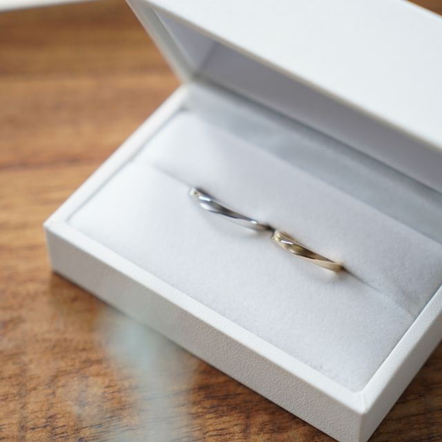 【THREE TREES(スリーツリーズ)の口コミ】 せっかく結婚指輪を買うなら、自分たちで作った結婚指輪がいい！というこ…