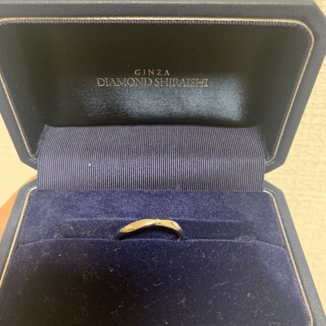 【銀座ダイヤモンドシライシの口コミ】 おおよその指輪のイメージを伝えていくつか候補をお互い準備してもらった…