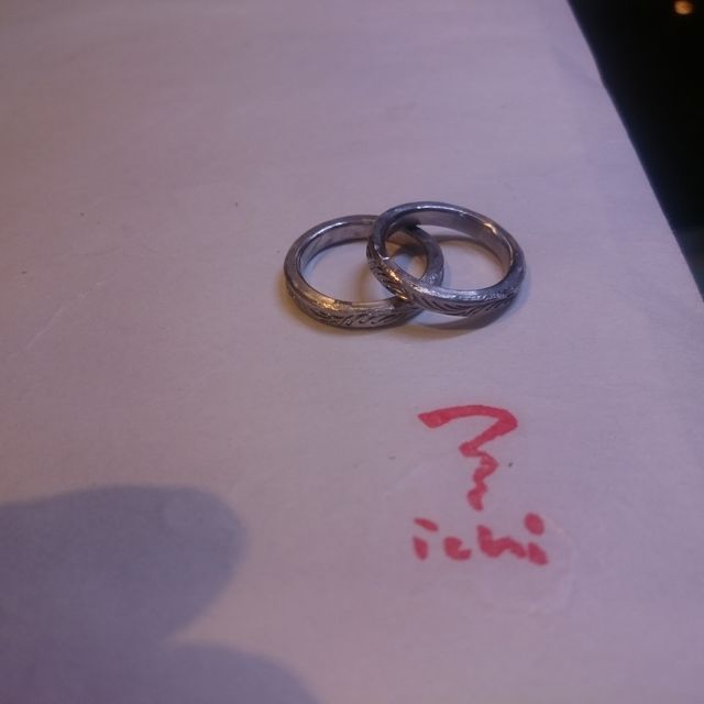 【ichi(イチ)の口コミ】 シンプルでいて、しかしながら他の指輪店では作れないような、オリジナリ…