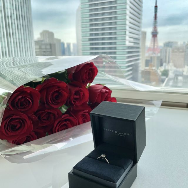 【ラザール ダイヤモンド(LAZARE DIAMOND)の口コミ】 4C全てのレベル・バランスが最高で、店員さんにもこれ以上のダイヤはなか…