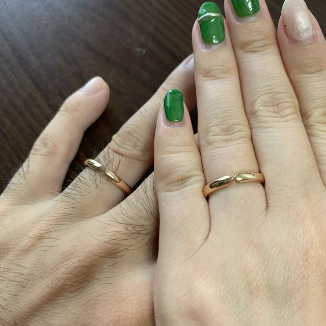 【NIESSING(ニーシング)の口コミ】 指輪のデザインはこのペアを繋げると知恵の輪になるデザインでとても可愛…