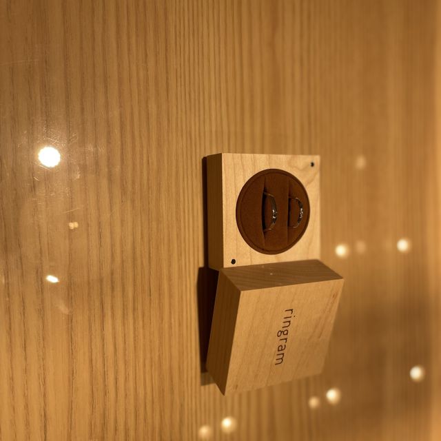 【ringram(リングラム)の口コミ】 デザインから自分たちで決めていけるので思い出にもなるので手作りにした…