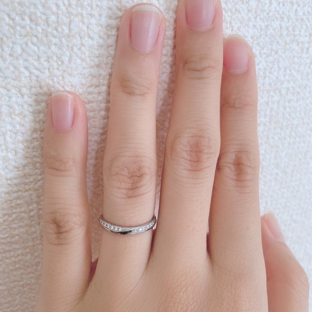 【アイプリモ(I-PRIMO)の口コミ】 もともとウェーブがかかったデザインがいいなと考えていて、店員さんに「…