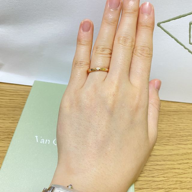 【ヴァン クリーフ＆アーペル(Van Cleef & Arpels)の口コミ】 ティファニー、カルティエ、ヴァンクリーフの3店舗で結婚指輪を探しました…