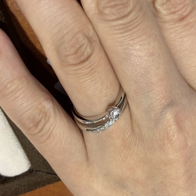 【TRECENTI(トレセンテ)の口コミ】 着け心地が抜群に良くて、とても驚きました。ダイヤもとても綺麗で、ひっ…