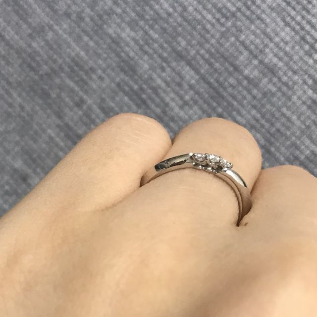 【エクセルコダイヤモンド(EXELCO DIAMOND)の口コミ】 とにかくダイヤモンドの輝きです！4月生まれでダイヤモンドには思い入れが…