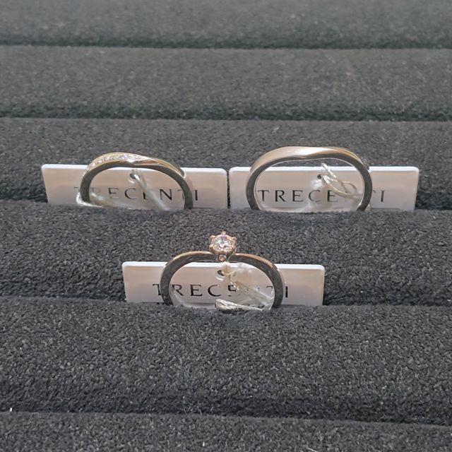 【TRECENTI(トレセンテ)の口コミ】 他のブランドもいくつか見ましたが、ダイヤモンドを横から見た際の見え方…
