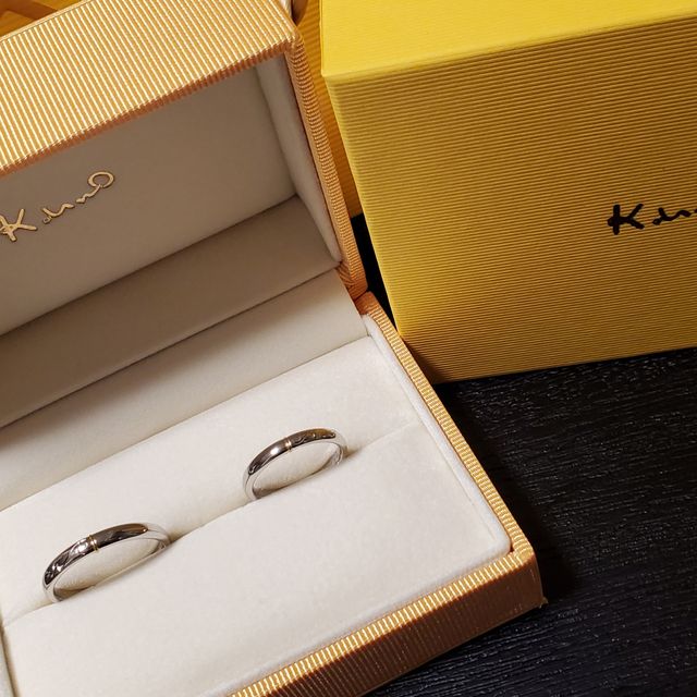 【ケイウノ ブライダル(K.UNO BRIDAL)の口コミ】 バウズリングという自分たちでひと手間加えて完成する指輪に惹かれました…