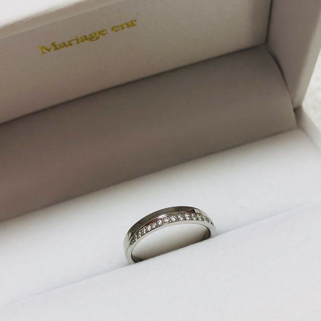 【Mariage ent(マリアージュエント)の口コミ】 結婚指輪はシンプルなものよりデザイン重視にしようと思っていました。初…