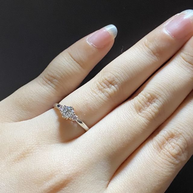 【LEGAN(レガン)の口コミ】 もともとピンクダイヤは絶対指輪に欲しいと思っていたがピンクダイヤが元…