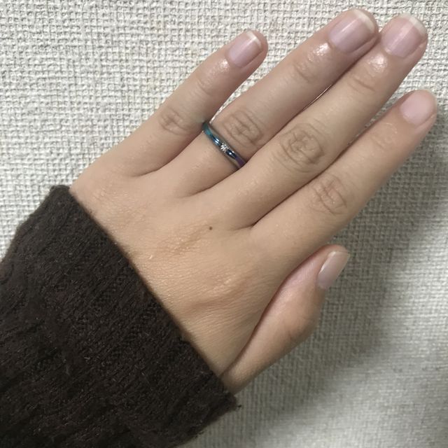 【SORA(ソラ)の口コミ】 チタンの指輪が欲しくて、何種類か見させていただきましたが発色がわかり…