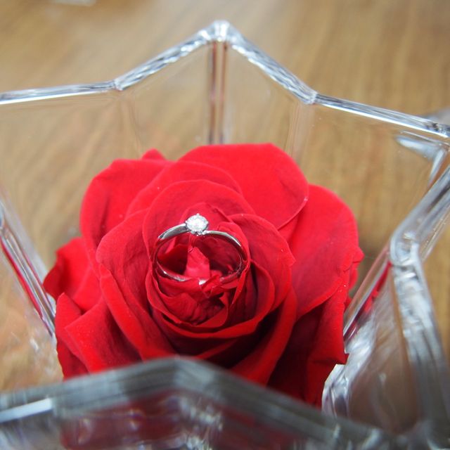 【festaria bijou SOPHIA(フェスタリア ビジュソフィア)の口コミ】 主人が私に内緒で選んで購入してくれていたため、私自身は購入には携わっ…